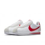 Nike Classic Cortez Nylon White Habanero Red