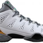 Air Jordan Melo M10 White/Green Glow-Wolf Grey-Cool Grey