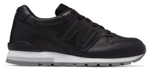 New Balance 996 Leather Black White
