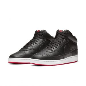 Nike Court Vision Mid Black University Red