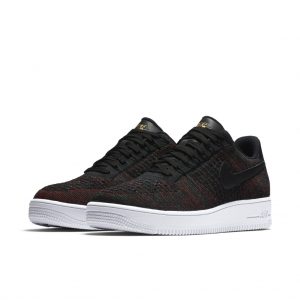 Nike Air Force 1 Ultra Flyknit Low Black Metallic Gold