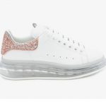 Alexander McQueen Oversized White Pink Glitter (W)