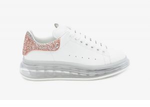 Alexander McQueen Oversized White Pink Glitter (W)