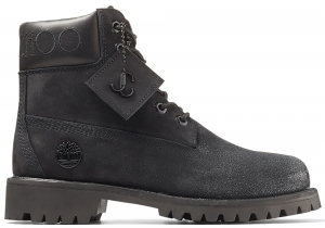 Timberland 6″ Jimmy Choo Premium Black Glitter (W)