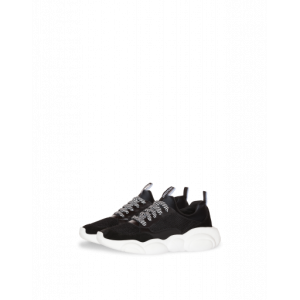 Moschino Sneaker Teddy Run Aus Mesh, Kalb Und Rind (POLMA15103G18MQ100A)