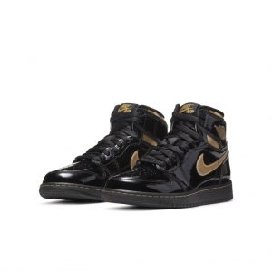 Jordan 1 Retro High Black Metallic Gold 2020 (GS)
