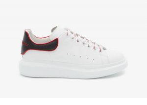 Alexander McQueen Oversized White Black Red Outline