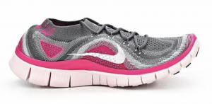 Nike Free Flyknit 5 Grey Pink Foil (W)