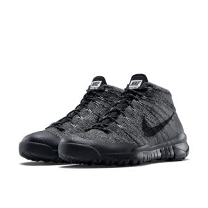 Nike Flyknit Trainer Chukka FSB Black Dark Grey