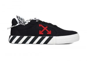 OFF-WHITE Vulc Low Black Red Arrow FW20