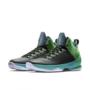 Jordan Melo M11 Black/Black-Lt Green Spark-Rtr
