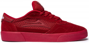 Lakai Cambridge Chocolate Skateboards Reflective Red