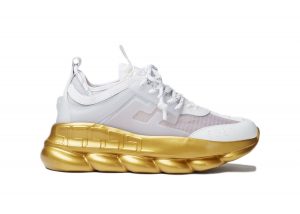Versace Chain Reaction White Gold Sole