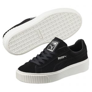 Puma Suede Platform Puma Black  (W)