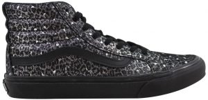 Vans Sk8 Hi Slim Black/Metallic Leopard