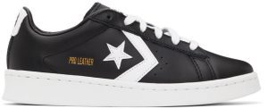 Converse Pro Leather Low Top Schuh Black Black (167238C)