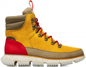 Cole Haan 4.ZEROGRAND Hiker Boot Hasan Minhaj Mineral Yellow Suede