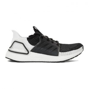 adidas Originals Black and White UltraBOOST 19 Sneakers (B37704)