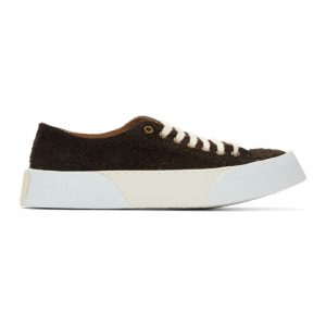 AMI Alexandre Mattiussi Black Suede Vulcanized Sneakers (H19S401.910)