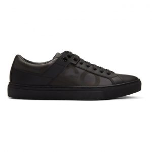 Hugo Black Low Futurist Tennis Sneakers (50421020)