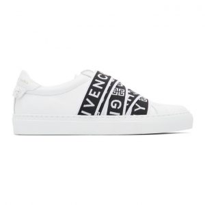 Givenchy White Webbing Low Sneakers (BE000JE0DE)