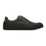 Dries Van Noten Khaki Canvas Low-Top Sneakers (MS27/131 QU620)
