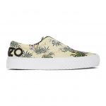 Kenzo Off-White Printed Sea Lily K-Skate Sneakers (FA55SN260F77)