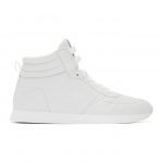 Fendi White Nappa Forever Fendi High-Top Sneakers (8E7045 AADS)