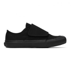 Ys Black Canvas No. 8 Sneakers (YN-E01-092)
