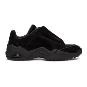 Maison Margiela Black Vinyl New Future Sneakers (S37WS0493 P3720 T8013)