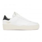 Article No. White and Black 0517 Low-Top Sneakers (0517-1181)