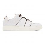 Ermenegildo Zegna White Tiziano Sneakers (LHSPT A3068X)