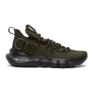 Neil Barrett Khaki Li Ning Edition Essense 2.3 Sneakers (BCT353 P9023)