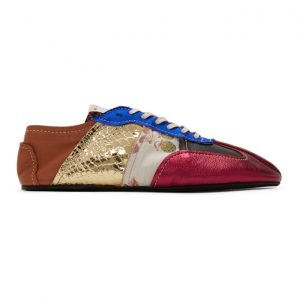 Marni Multicolor Patchwork Sneakers (SNZW009000 P3765)