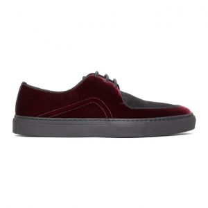 Human Recreational Services Red and Black Belmont Sneakers (UI20GF0310X1C4)