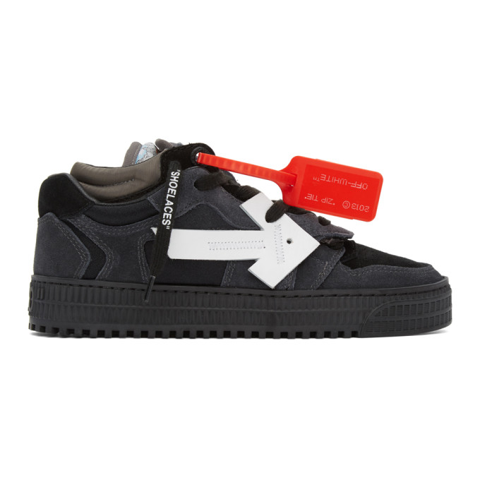 Off-White Black and Grey Off-Court 3.0 Sneakers (OWIA181E20LEA0011001)