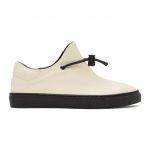 Ys Off-White Leather Slip-On Sneakers (YT-E40-730)
