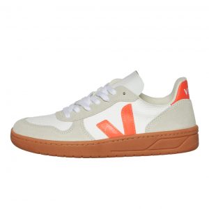Veja V-10 WMN White / Orange Fluo / Natural (VXW012369)