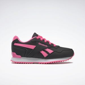 Reebok Royal Glide Ripple Clip Black / Black / Pink (DV7264)