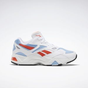 Reebok Aztrek 96 White / Vivid Orange / Fluid Blue (EF3576)