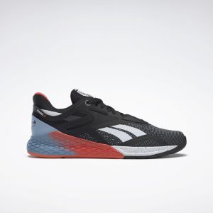 Reebok  Nano X Black / White / Vivid Orange (EF7298)