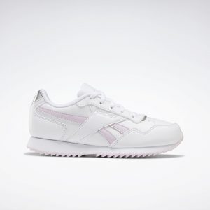 Reebok Royal Glide Ripple White / Pixel Pink / Silver Metallic (FU7657)
