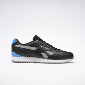Reebok Royal Glide Ripple Clip Black / Pure Grey 4 / Horizon Blue (FV0198)