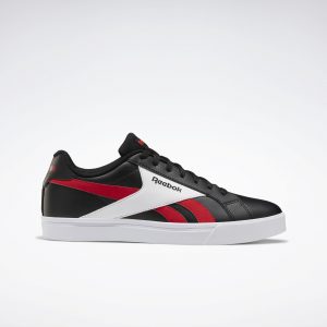 Reebok  Royal Complete 3 Low Black / Vector Red / White (FV0249)