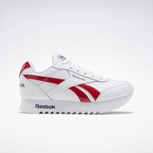 Reebok Royal Classic Jogger Platform 2 White / Collegiate Navy / Vector Red (FV1306)
