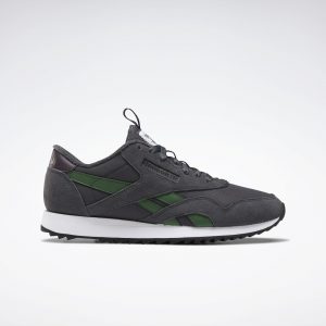 Reebok Classic Nylon Geribbelde Cold Grey 7 / Utility Green / Midnight Shadow (FV9319)