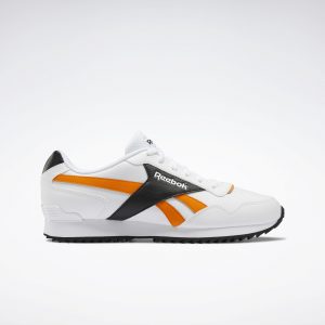 Reebok Royal Glide Ripple White / High Vis Orange / Black (FW0854)