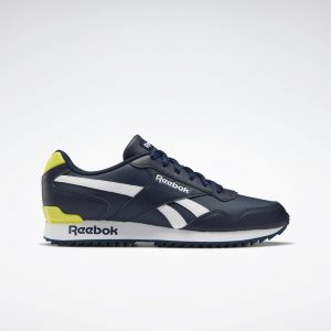 Reebok Royal Glide Ripple Clip Collegiate Navy / White / Bright Yellow (FW8190)