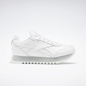 Reebok Royal Classic Jogger Platform 2 White / White / Silver Metallic (FW8558)