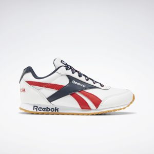 Reebok Royal Classic Jogger 2 White / Collegiate Navy / Vector Red (FW8913)